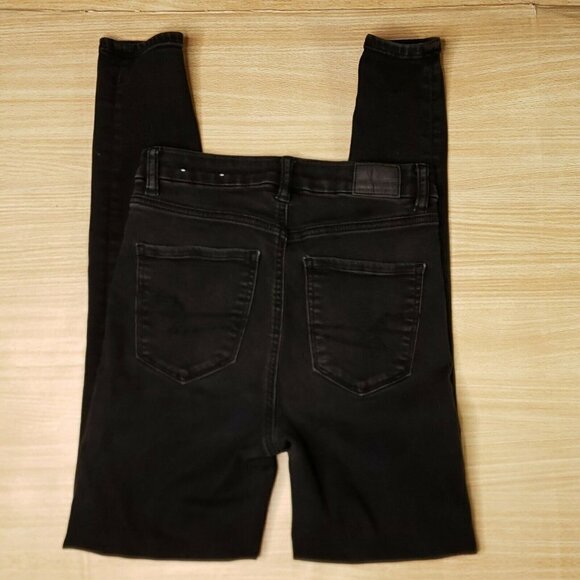 American Eagle Next Level Stretch Womens Black Dis - Picture 2 of 8